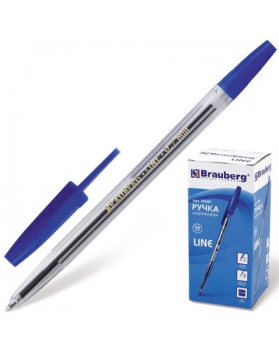 Ручка шариковая Brauberg M-500 Orange (50)