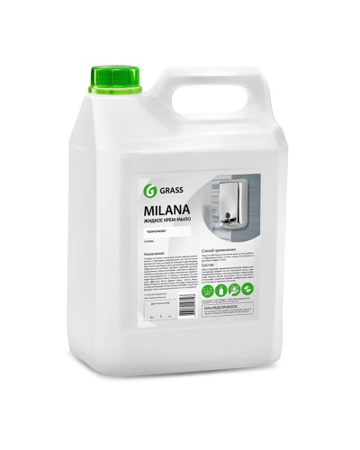 Мыло-крем жидкое Milana GRASS жемчужное, 5л